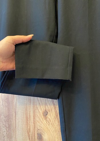 Siyah Kadın Kumaş Pantolon - Görsel 3