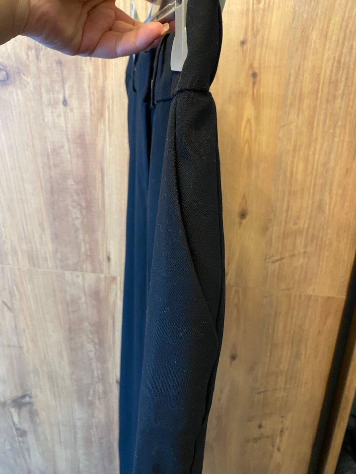 Siyah Kadın Kumaş Pantolon - Görsel 5