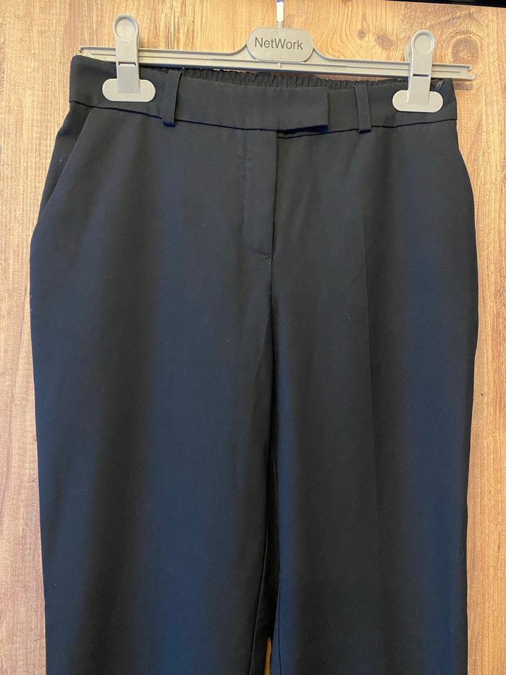 Siyah Kadın Kumaş Pantolon - Görsel 2