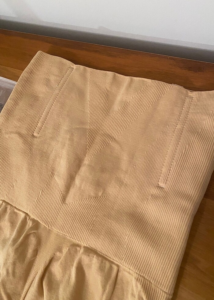 Yüksek bel krem korse - Görsel 4