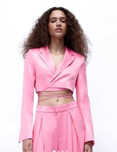 Zara Crop Blazer Ceket