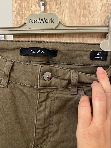 27 Beden Network haki pantolon