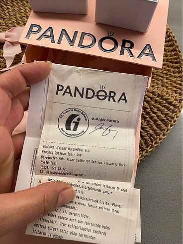 Pandora Pandora orijinal faturalı yüzük