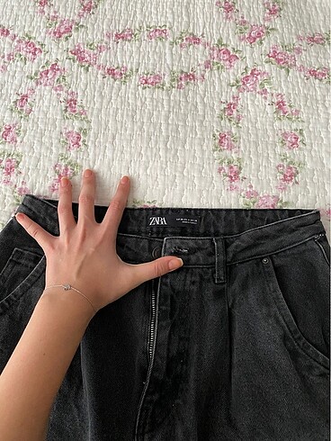 38 Beden siyah Renk zara balon jean