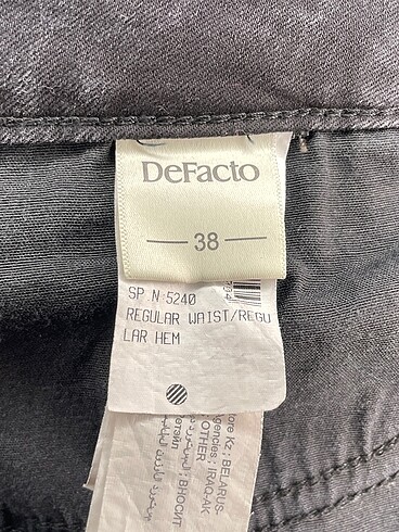 38 Beden siyah Renk Defacto Skinny %70 İndirimli.