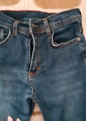 Kadın Mavi Regular Fit Kot Pantolon - Görsel 2