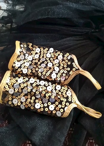 Payetli Straplez Mini Abiye Kostüm - Görsel 5