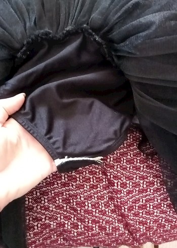 Payetli Straplez Mini Abiye Kostüm - Görsel 3