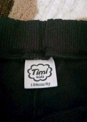 Kız Çocuk Siyah Fırfırlı Tayt - Görsel 2