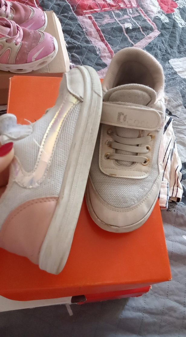 Kız Çocuk Beyaz Spor Ayakkabı - Görsel 3