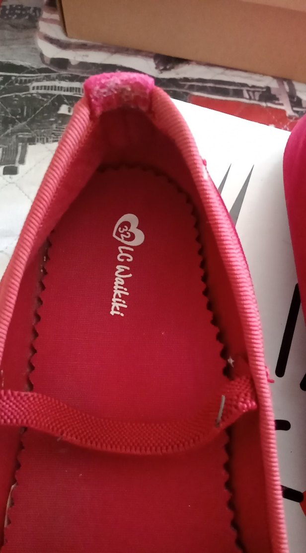 Kız Çocuk Bordo Kırmızı Fiyonklu Babet - Görsel 4