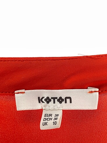 38 Beden turuncu Renk Koton Bluz %70 İndirimli.