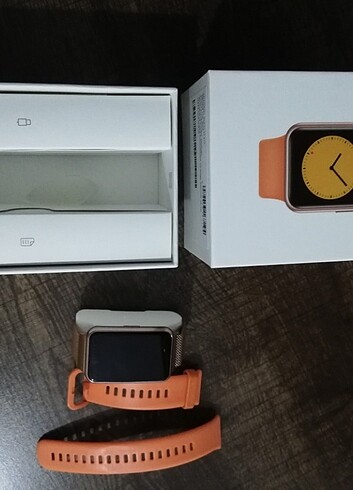 Aksesuar Hediyeli Kutusunda sıfır Huawei Watch Fit Akıllı saat