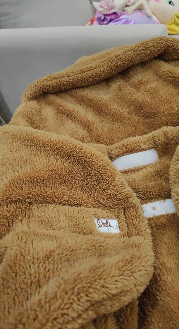 Kahverengi Owli Bebek Kundak Battaniyesi - Görsel 4