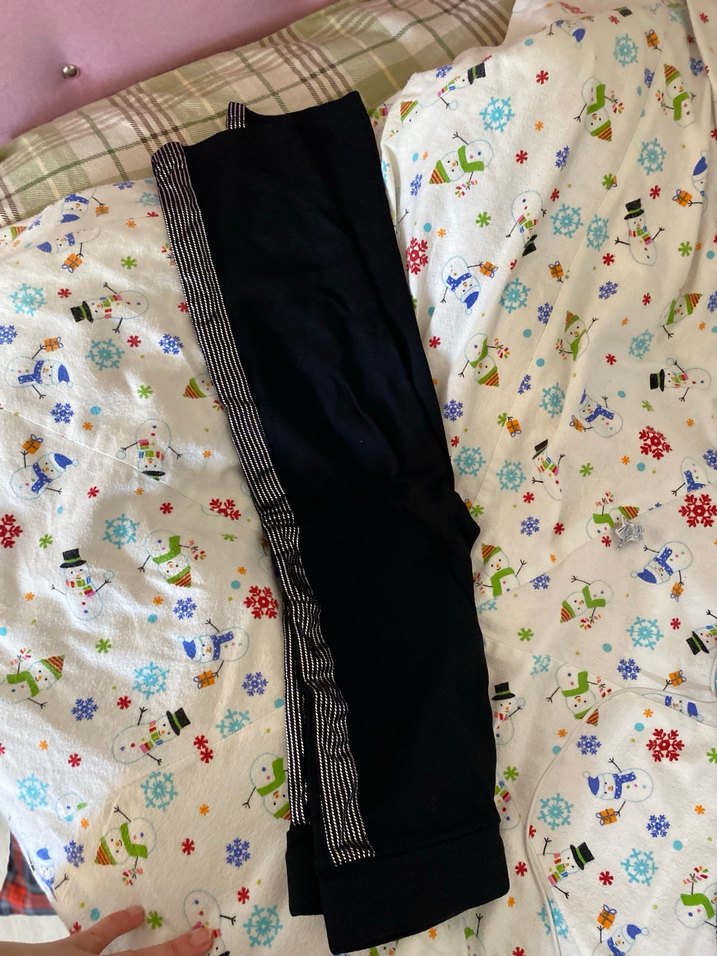 Siyah Elastik Mini Hamile Şortu - Görsel 2