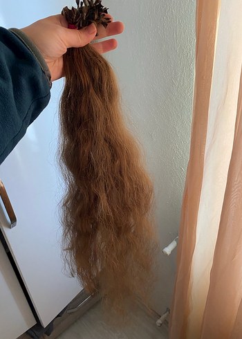 Bej Püsküllü Kadın Saç Aksesuarı - Görsel 4