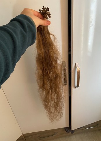 Bej Püsküllü Kadın Saç Aksesuarı - Görsel 5