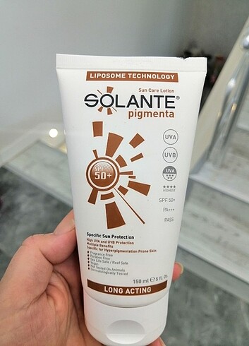 Solante güneş kremi
