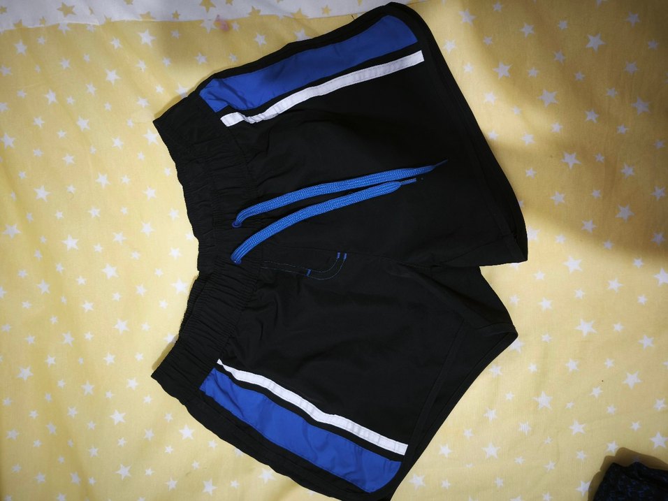 Siyah ve Mavi Deniz Şortu - Görsel 2