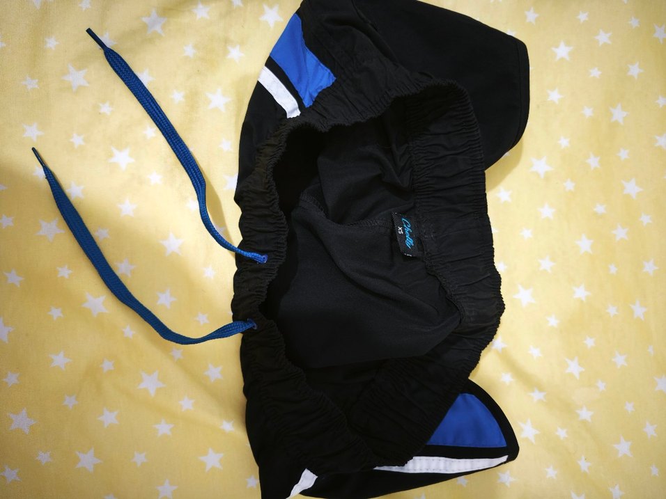 Siyah ve Mavi Deniz Şortu - Görsel 4