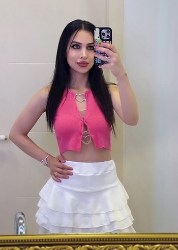 Addax Beyaz Mini Etek