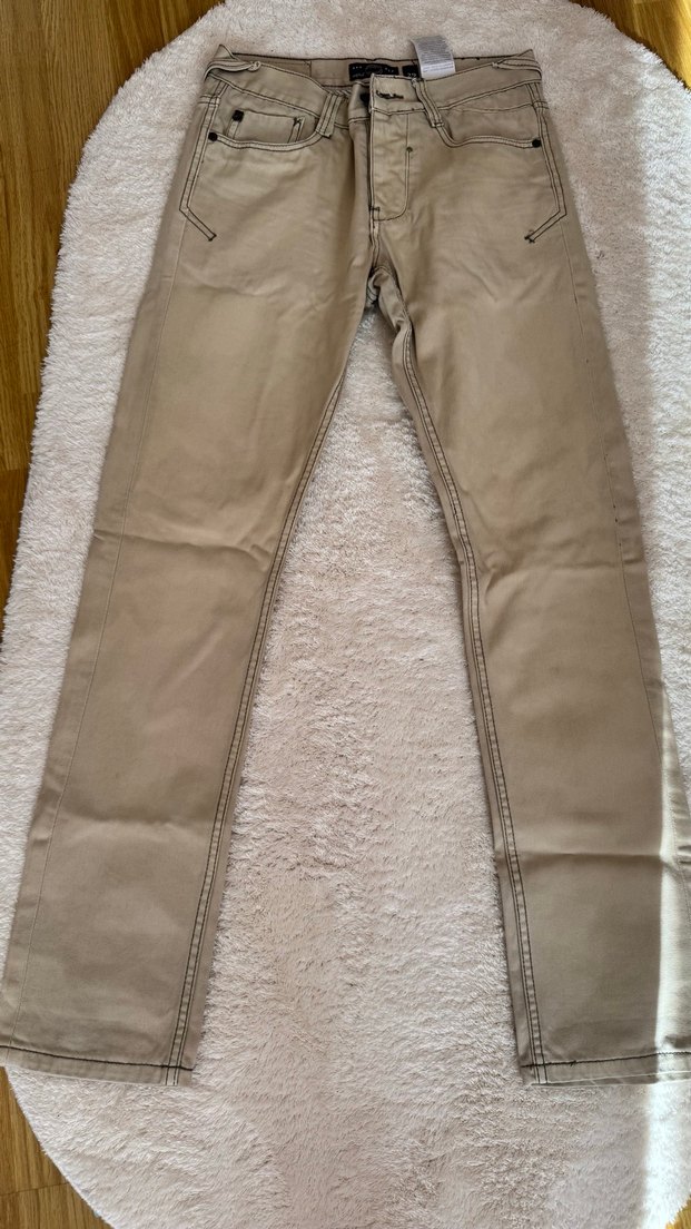 Bej Regular Fit Erkek Pantolon - Görsel 2