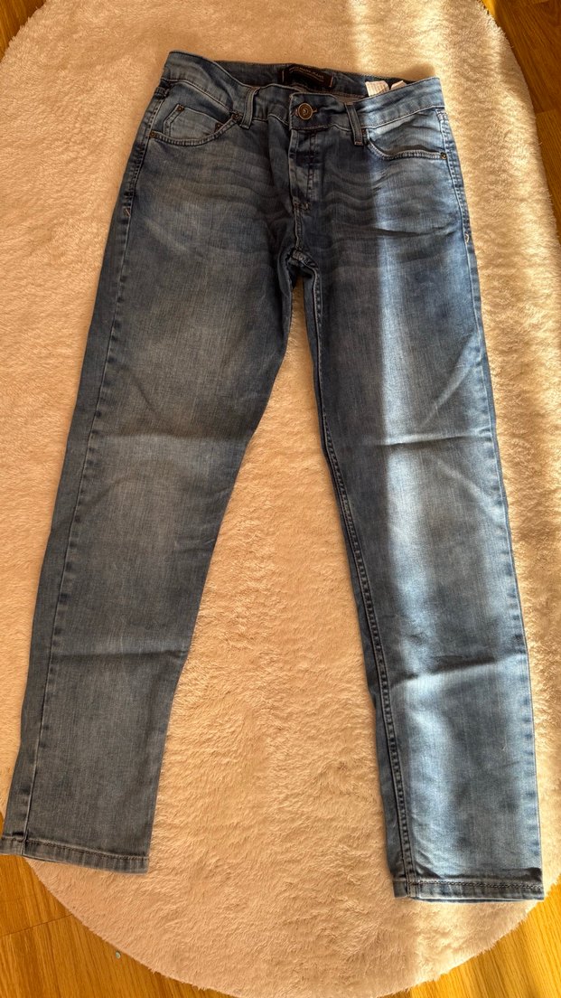 Mavi erkek Denim Jean Pantolon - Görsel 2