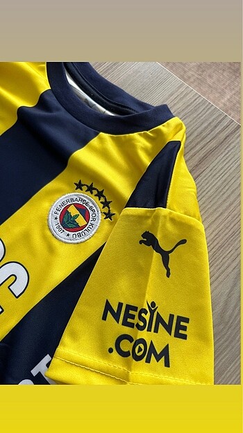 12-13 Yaş Beden Fenerbahçe yeni sezon Çubuklu Çocuk forması