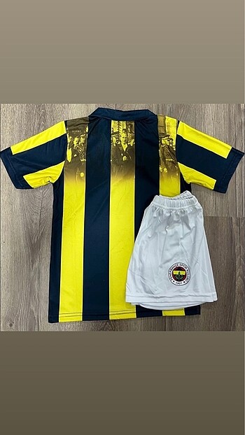 7 Yaş Beden sarı Renk fenerbahçe 100. yıl çocuk forması