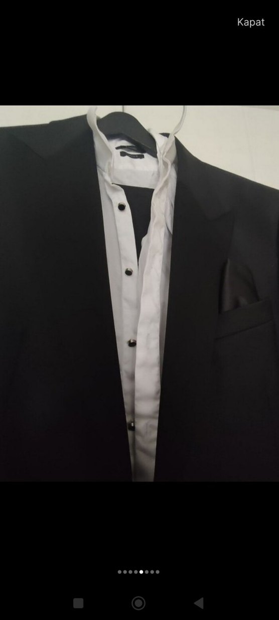 Klasik Siyah Ramsey Damat Takımı - Görsel 5