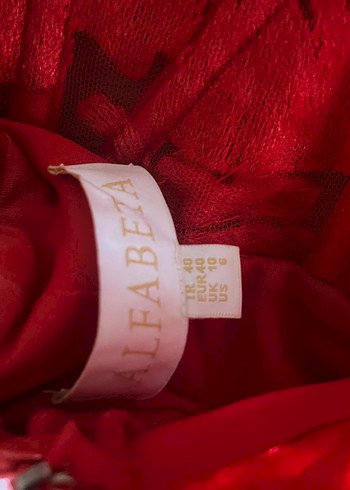 Alfabeta Elbise Oleg Cassini Straplez Elbise - Görsel 8