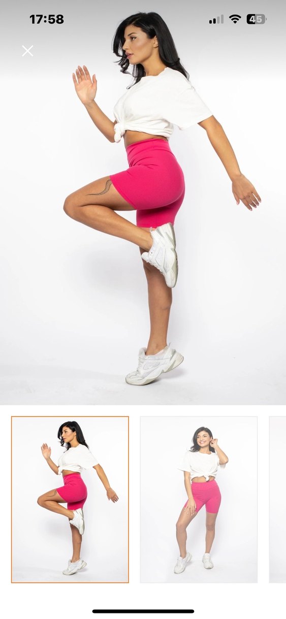 Fitilli biker tayt - Görsel 4