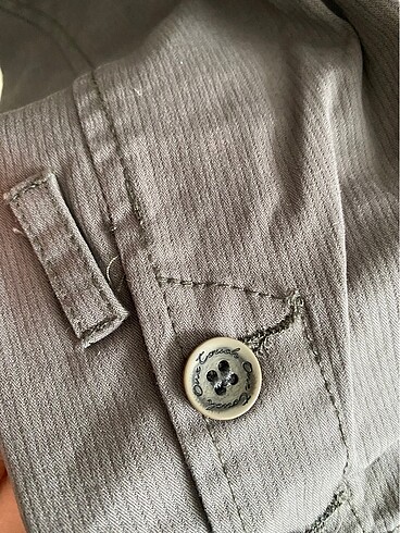 l Beden gri Renk One touch vintage ceket