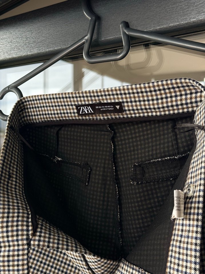 Kareli Mini Şort Etek - Görsel 2