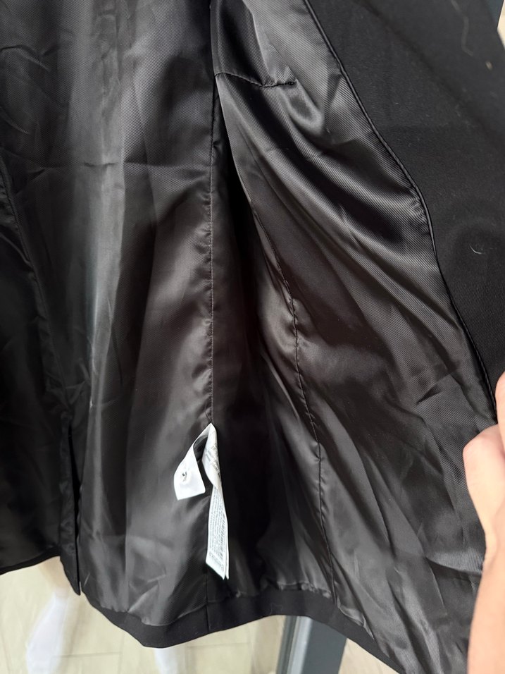 Düğmeli Siyah Kadın Blazer Ceket - Görsel 5