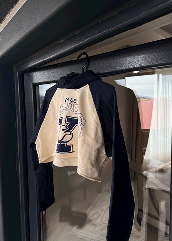 Kapüşonlu Baskılı Kadın Sweatshirt Özel Zara Yale Serisi