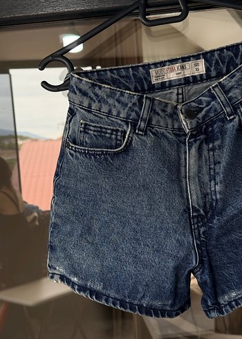 Mudo Mini Mavi Kot Şort vintage