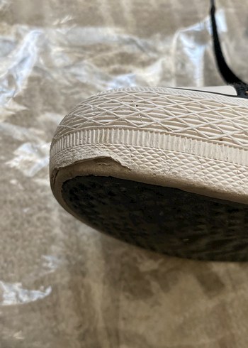 Düz Tabanlı Kürklü Siyah Kadın Spor Ayakkabı - Görsel 4