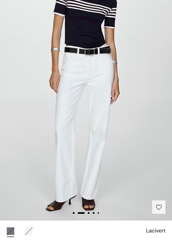 Lacivert çizgili triko - Görsel 2