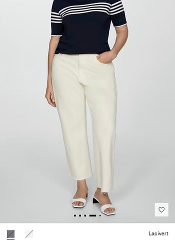 Lacivert çizgili triko - Görsel 4