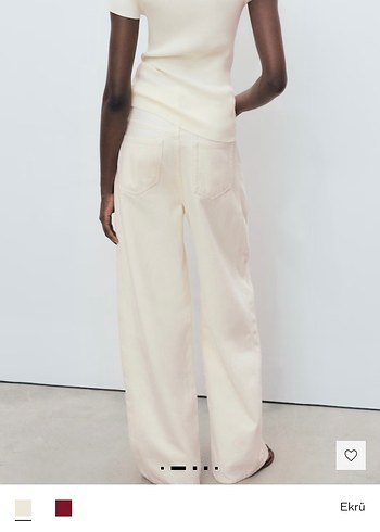 Ekru Kadın Kısa Kollu Triko Elbise - Görsel 3