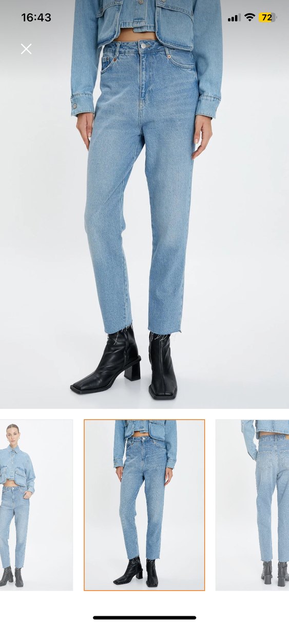 Kadın Açık Mavi Denim Regular Fit Jean - Görsel 2