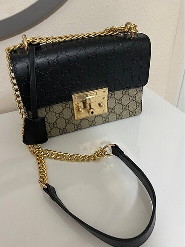  Beden siyah Renk Gucci çanta