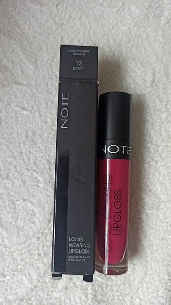 Note lip gloss (rose 12) numara