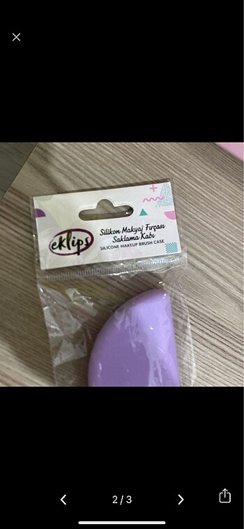 Eklips Silikon Makyaj Saklama Kabı