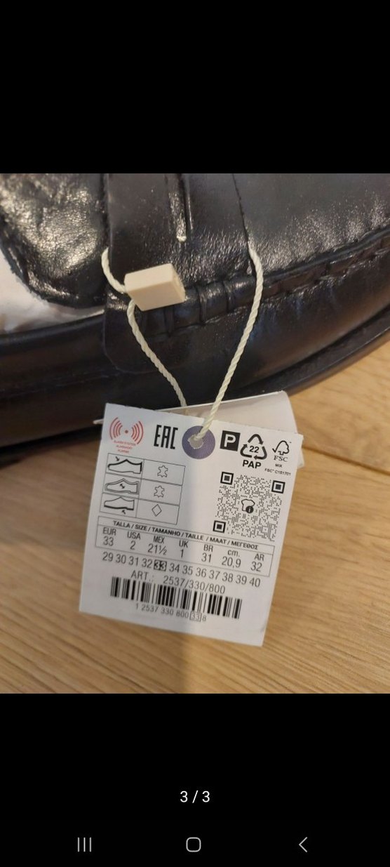 zara Erkek Çocuk Siyah Deri Tokalı Loafer - Görsel 3