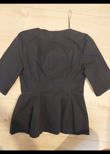 Zara zara Siyah Mini kısa Kollu Kadın Bluz