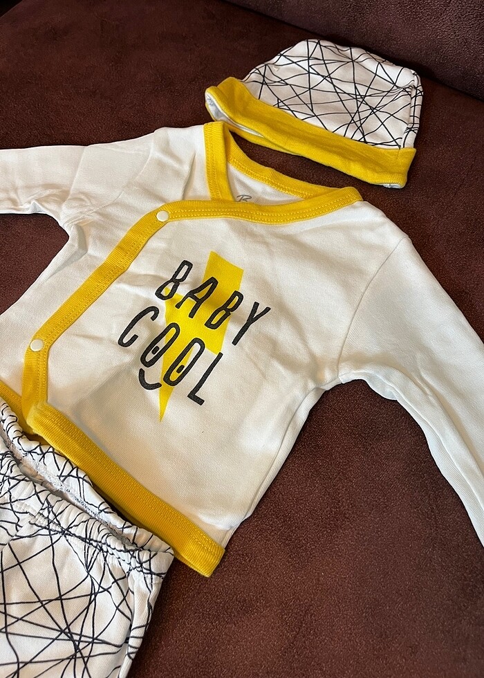 Erkek bebek yenidoğan takım hastane çıkışı - Görsel 3