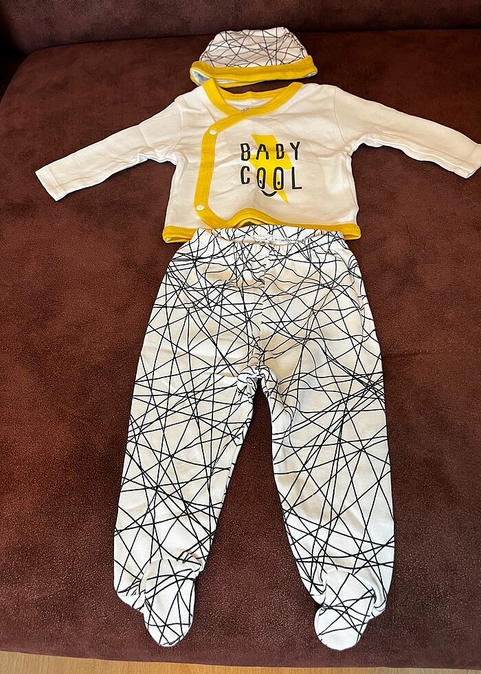 Erkek bebek yenidoğan takım hastane çıkışı - Görsel 2