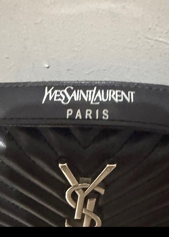 Beden Siyah Parlak Deri YSL Kadın Çanta